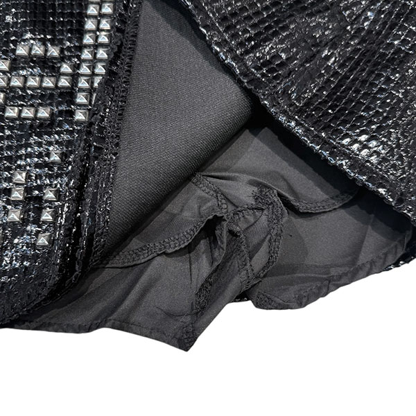 LETTER STUDS SKIRT