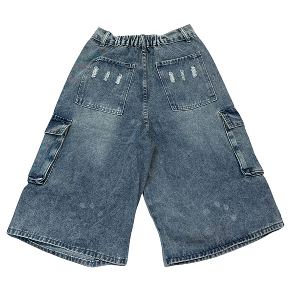 サブカル DENIM CARGO PANTS