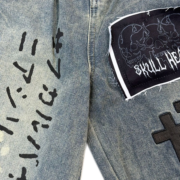 サブカル DENIM CARGO PANTS