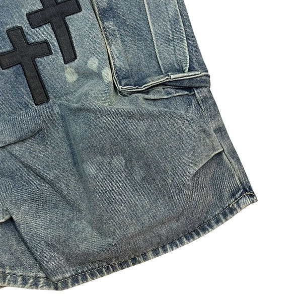サブカル DENIM CARGO PANTS