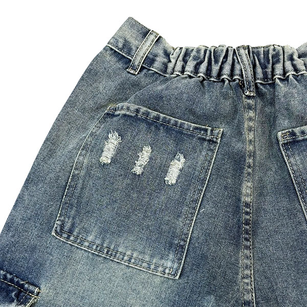 サブカル DENIM CARGO PANTS