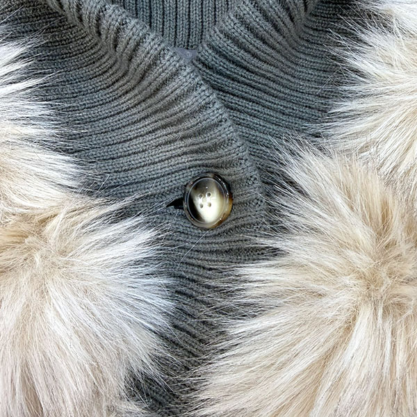RIB FUR VEST