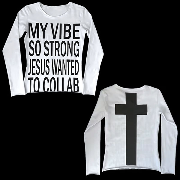 LETTER CROSS L/S T-SHIRT