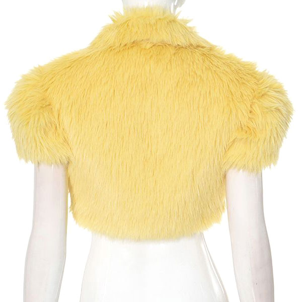 CROPPED FUR JACKET