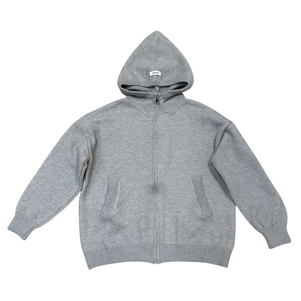 STAND NECK KNIT ZIP SET UP