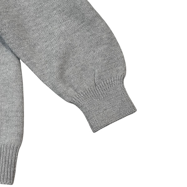 STAND NECK KNIT ZIP SET UP