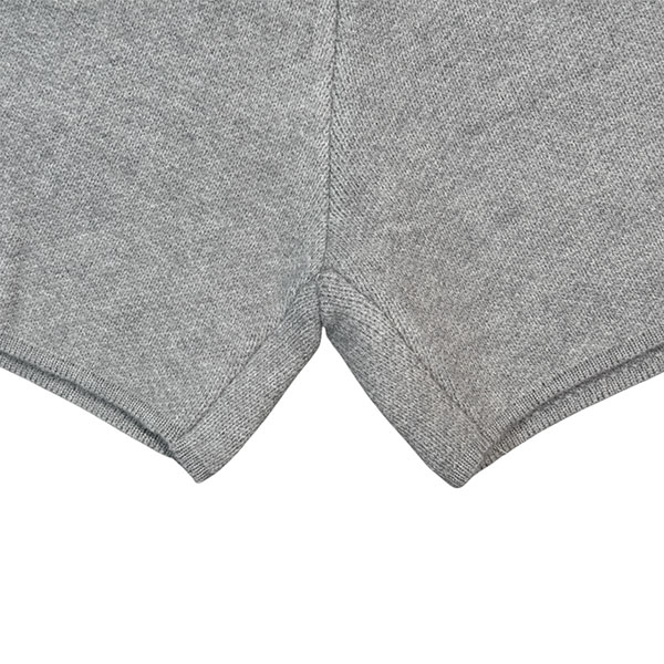 STAND NECK KNIT ZIP SET UP