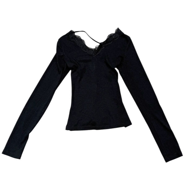 BACK RING LACE CUTSEW