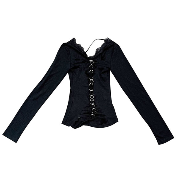 BACK RING LACE CUTSEW