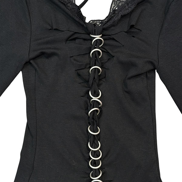 BACK RING LACE CUTSEW