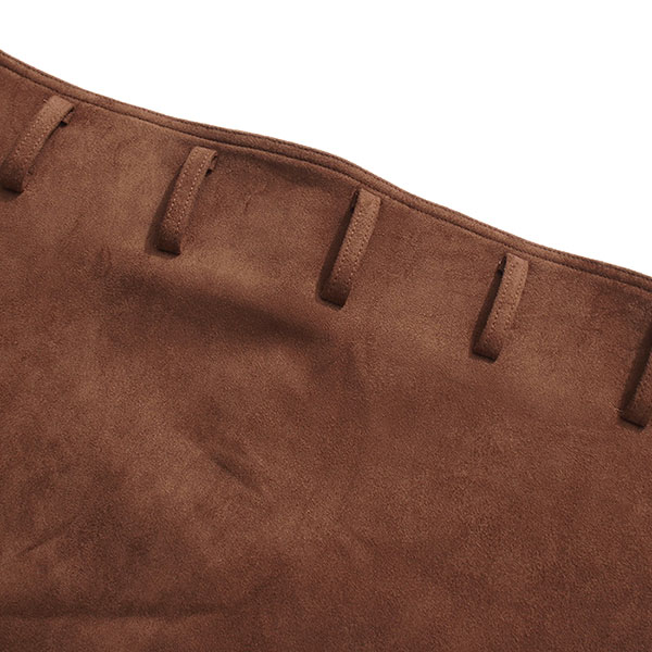 FAKE SUEDE LONG SKIRT
