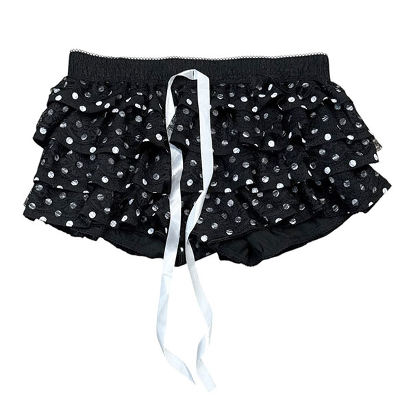 DOT FRILL SHORTS