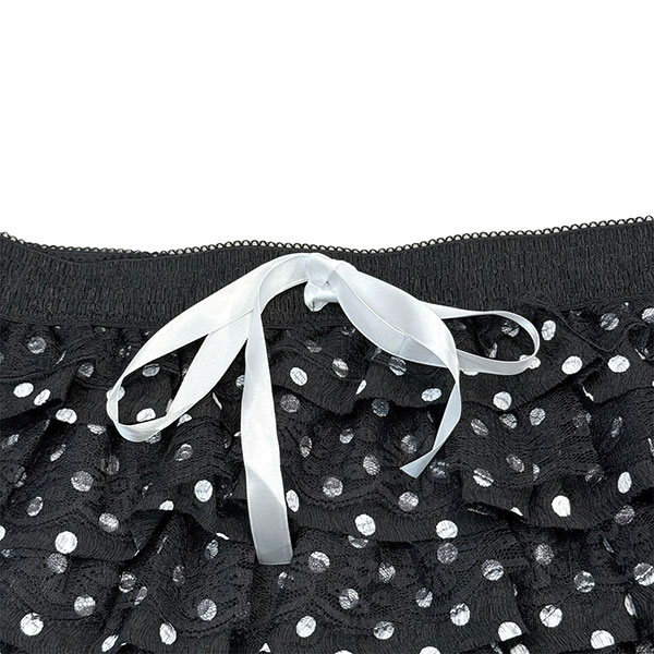 DOT FRILL SHORTS