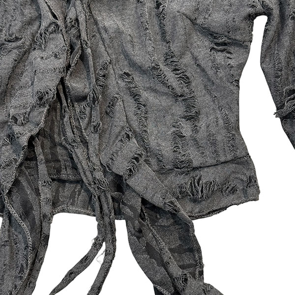 DAMAGE FRILL CARDIGAN