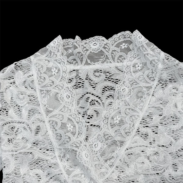 V-NECK LACE BLOUSE