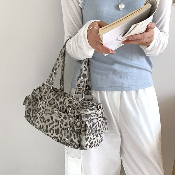 LEOPARD 2WAY BAG