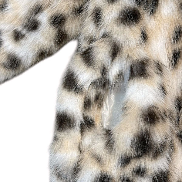 ANIMAL FUR LAPEL JACKET