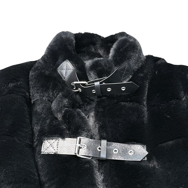 FUR STAND CROPPED JACKET