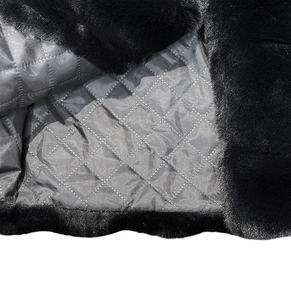 FUR STAND CROPPED JACKET