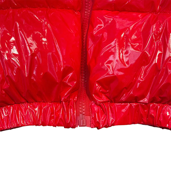 SHINNY CROPPED PUFF JACKET