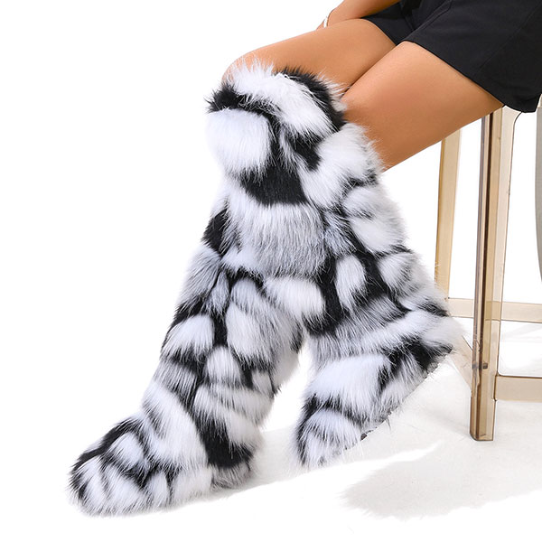 FUR LONG BOOTS