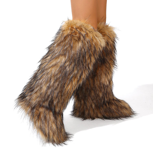 FUR LONG BOOTS