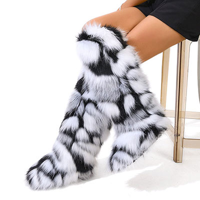 FUR LONG BOOTS