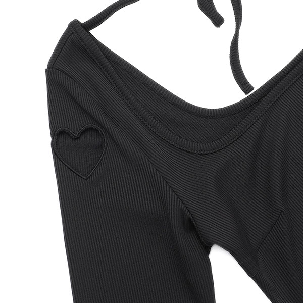 HEART SLEEVE ONE PIECE