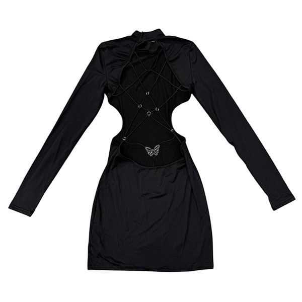 BACK LACE UP ONE PIECE