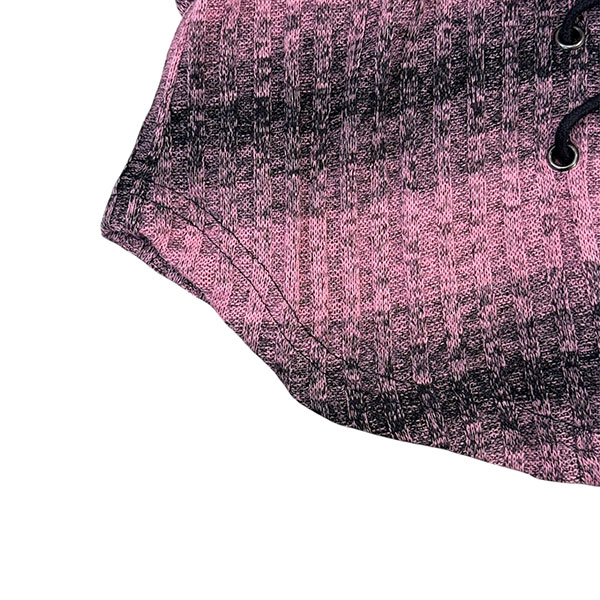 BORDER LACE UP SHIRT