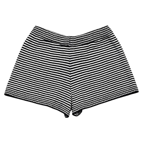 BORDER KNIT SHORTS