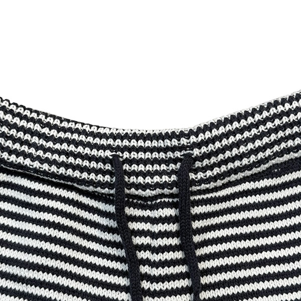 BORDER KNIT SHORTS