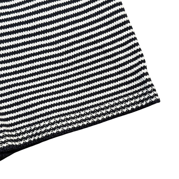 BORDER KNIT SHORTS