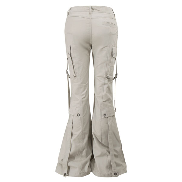 STRAP ARMY FLARE PANTS