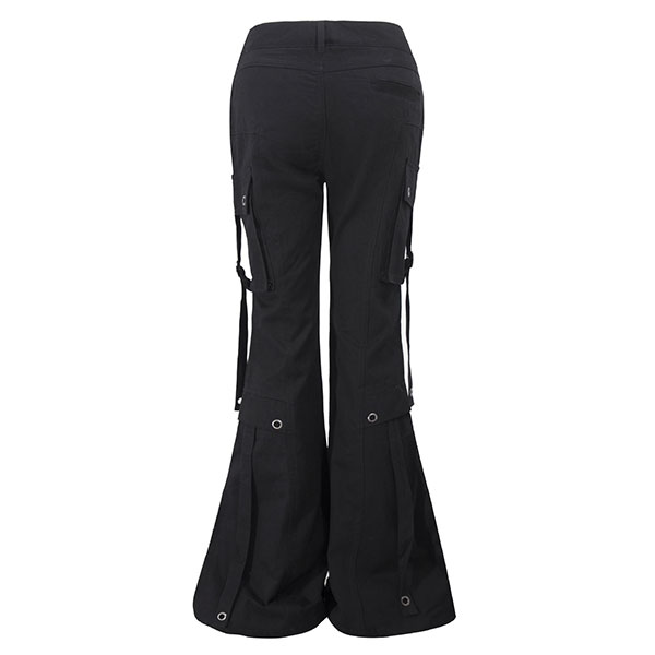 STRAP ARMY FLARE PANTS