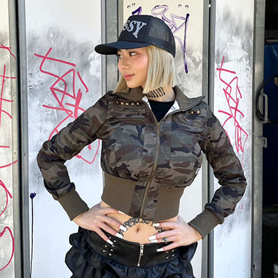 WIDE RIB STAND JACKET