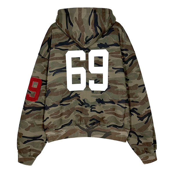 69 CAMO ZIP HOODIE