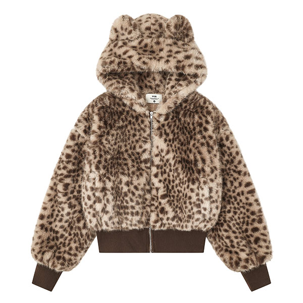 BEAR EAR FUR JACKET