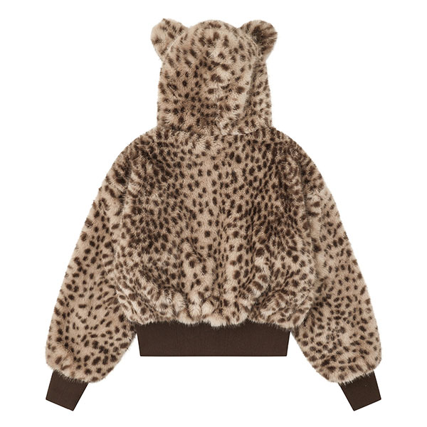 BEAR EAR FUR JACKET