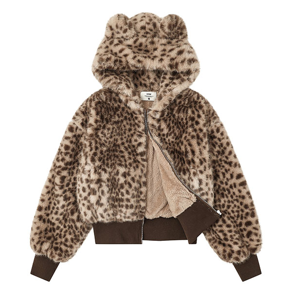 BEAR EAR FUR JACKET