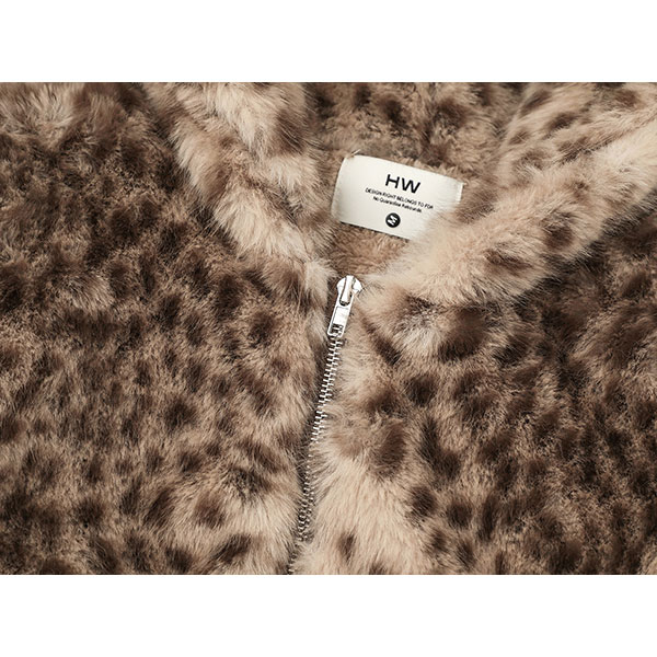 BEAR EAR FUR JACKET