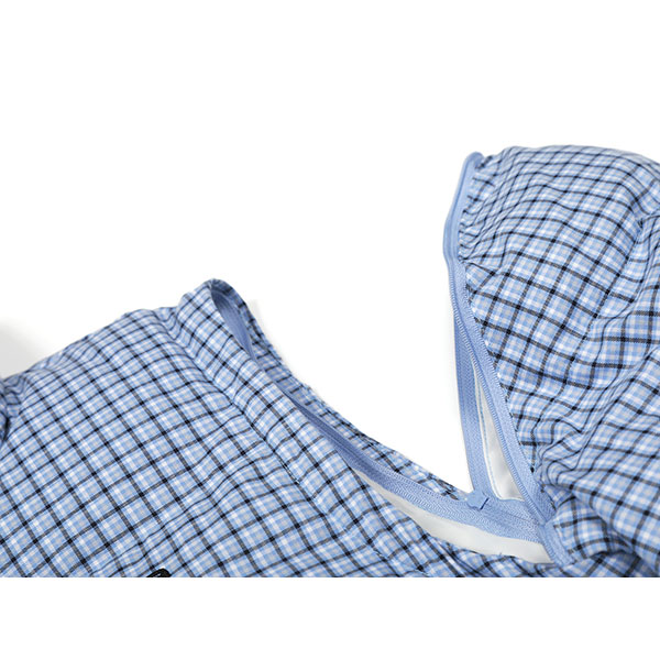 CHECK 2WAY PUFF JACKET