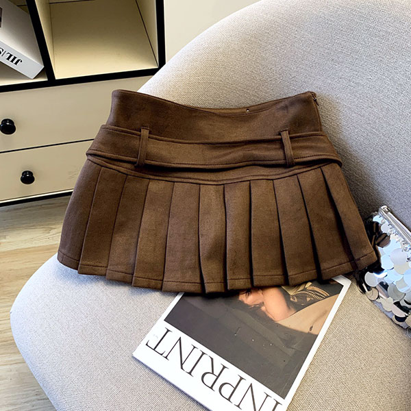 STUDS FUR BELT FRILL SKORT