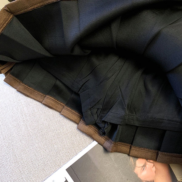 STUDS FUR BELT FRILL SKORT