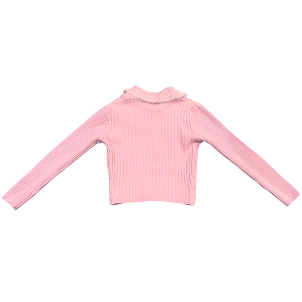 PANEL MOHAIR ZIP KNIT