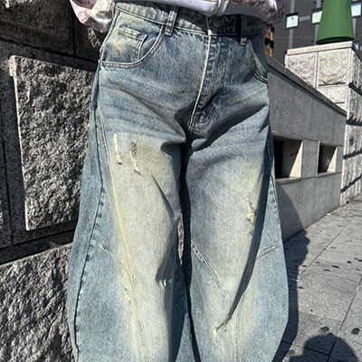 BALLOON DENIM PANTS