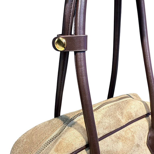 FAKE SUEDE SHOULDER BAG