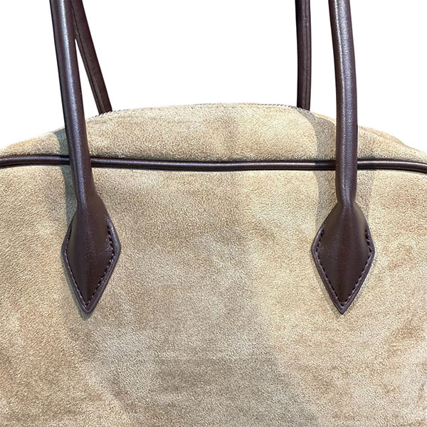 FAKE SUEDE SHOULDER BAG