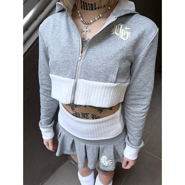 3D OG SWITCHING RIB ZIP CARDIGAN