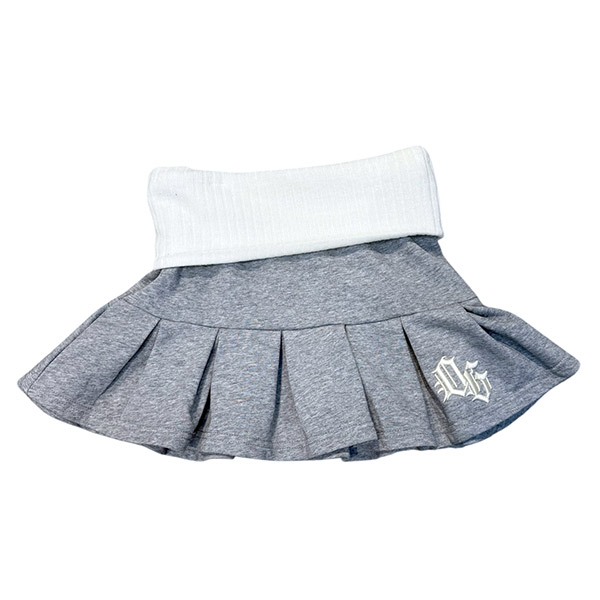 3D SWITCHING RIB PLEATS SKIRT